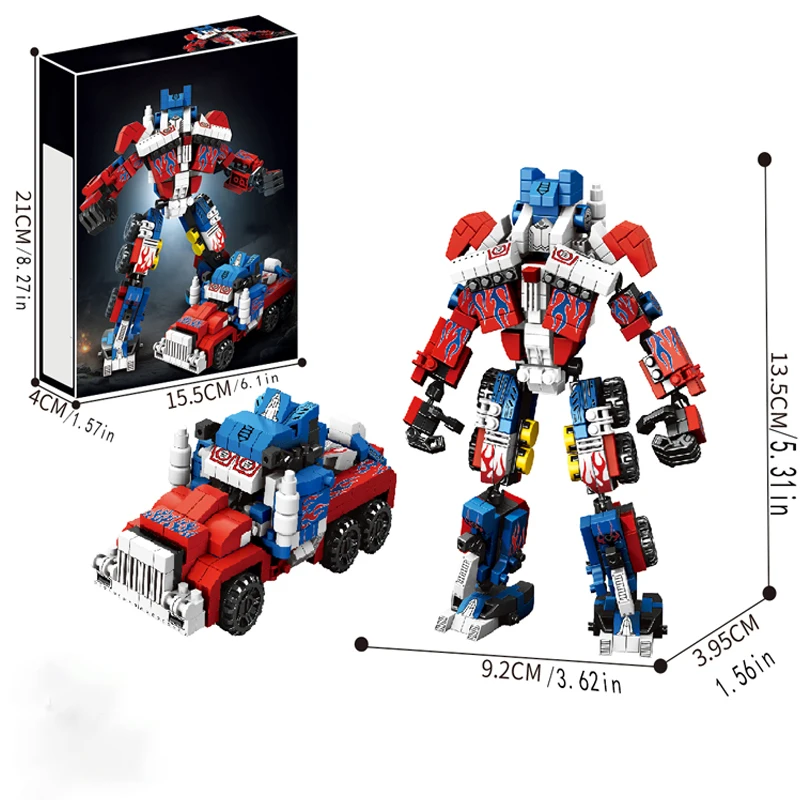 1060 Abs Building Block Toys, Building Toy Set, 2-in-1 Model Building Kit, Adult Creative Building Blocks for Home Decoration, I - 6