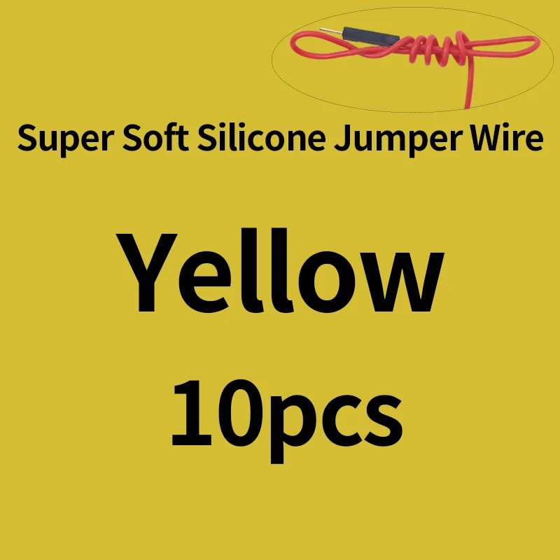 Super Soft Silicone Jumper Wire Set - Solderless Flexible Connectors