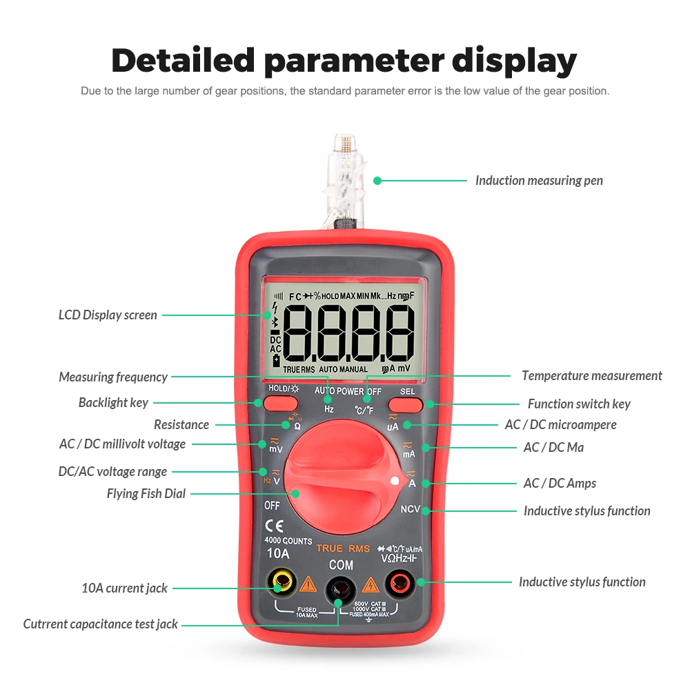 QHTITEC 8208 Kit Micro Heat Gun Rework Soldering Air Station LCD Digital Hair Dryer 220V 110V For BGA SMD Hot Air Soldering Tool 6