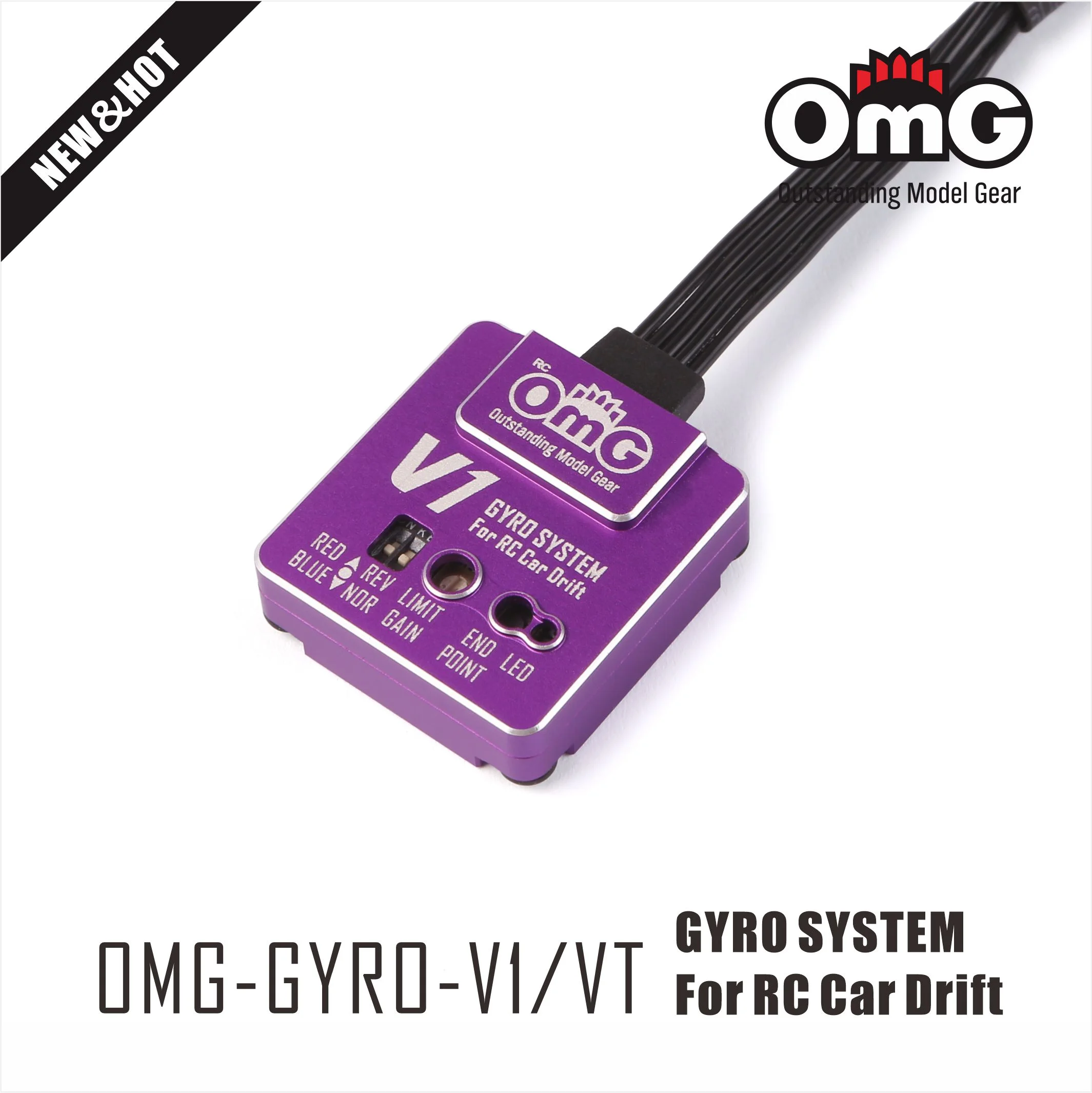 Dvojité gyroskopové systémy OMG-GYRO-V1 pre RC vozidlo 12g