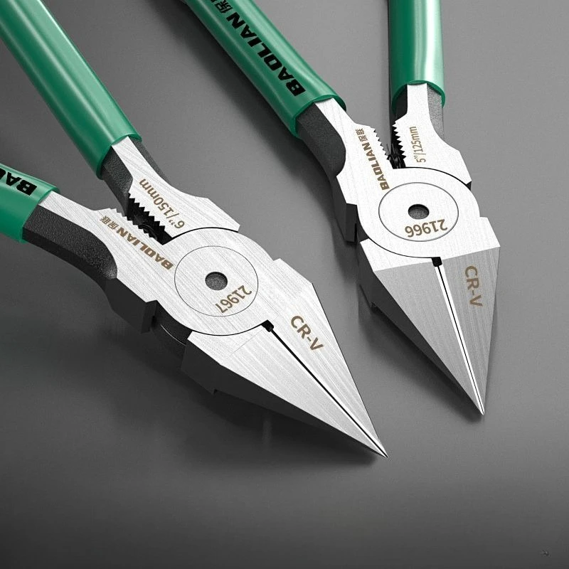 Baolian Industrial Grade Special Sharp Side Mouth Pliers High Hardness Electrician Small Diagonal Pliers Electrician Manual Tool