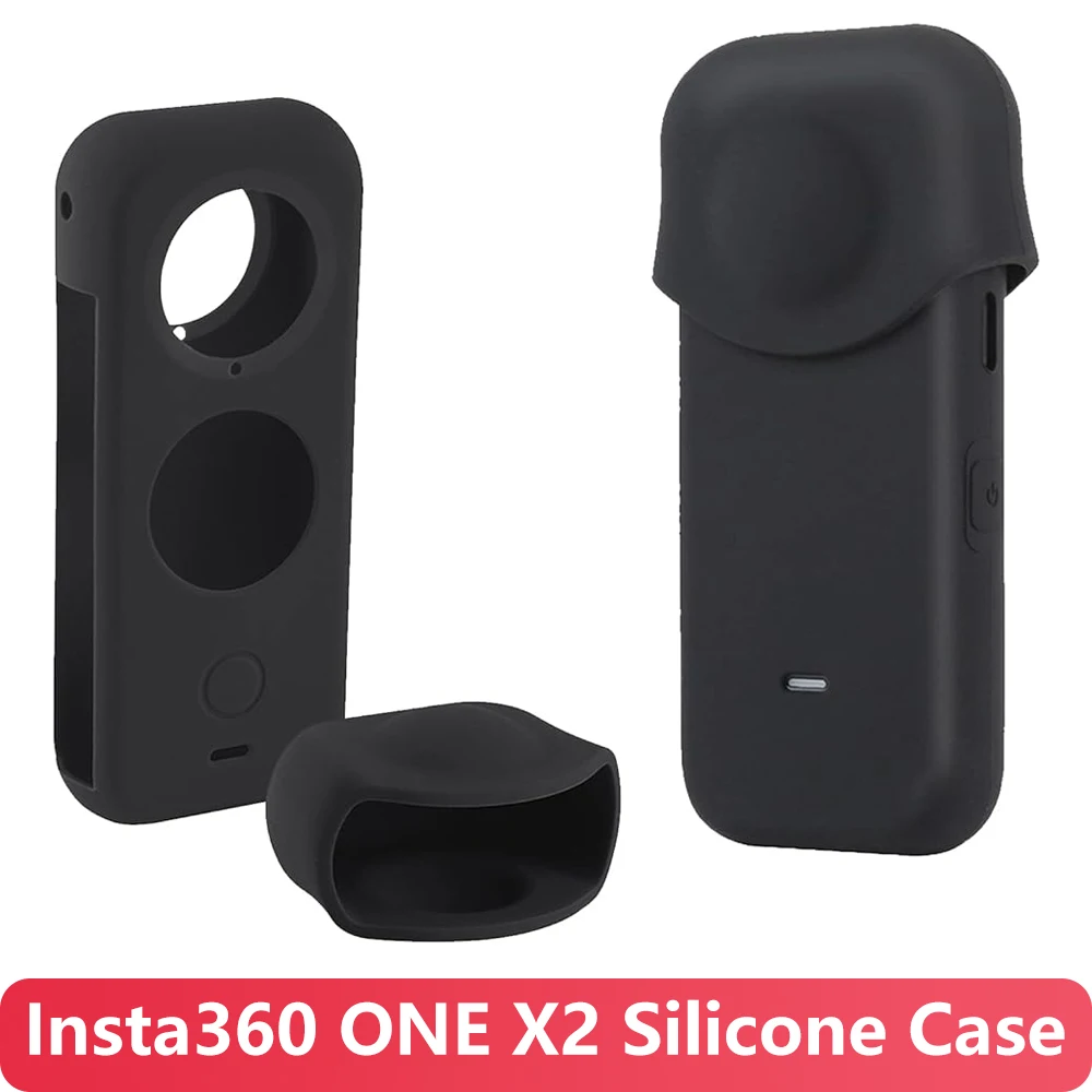 

Силиконовый защитный чехол для Insta360 ONE X2, водонепроницаемый пыленепроницаемый защитный чехол для корпуса с защитой от падения