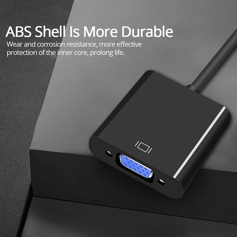 Full HD 1080P DVI-D DVI To VGA Adapter Video Cable Converter 24+1 25Pin To 15Pin Cable Converter For PC Computer Monitor