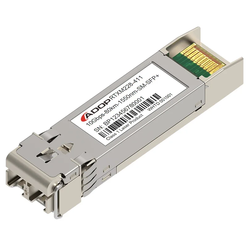 ADOP for Cisco SFP-10G-ZR-S Compatible 10GBASE-ZR SFP+ 80km DOM Duplex LC SMF Optical Transceiver Module