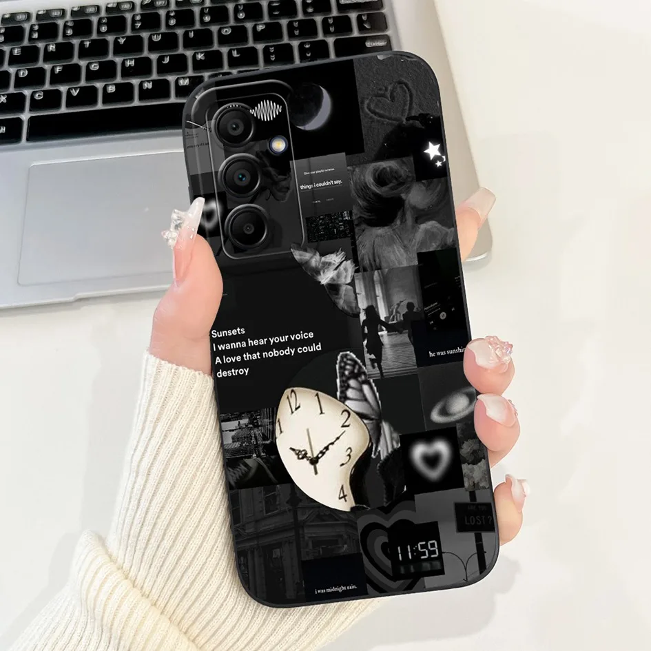 Silicone Flower Bowknot Soft TPU Case for Samsung Galaxy A16 5G