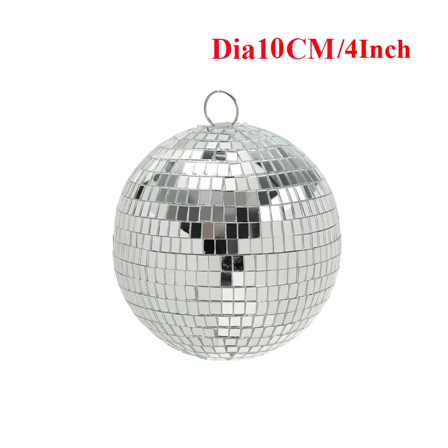 4inch 10cm disco glitter mirror ball disco mirror ball