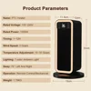 Warmer Electric Heater 1500W Fan Heater Overheat & Tip-over Protection Remote Control Mini PTC Electric Fan Heater for Home Room 6