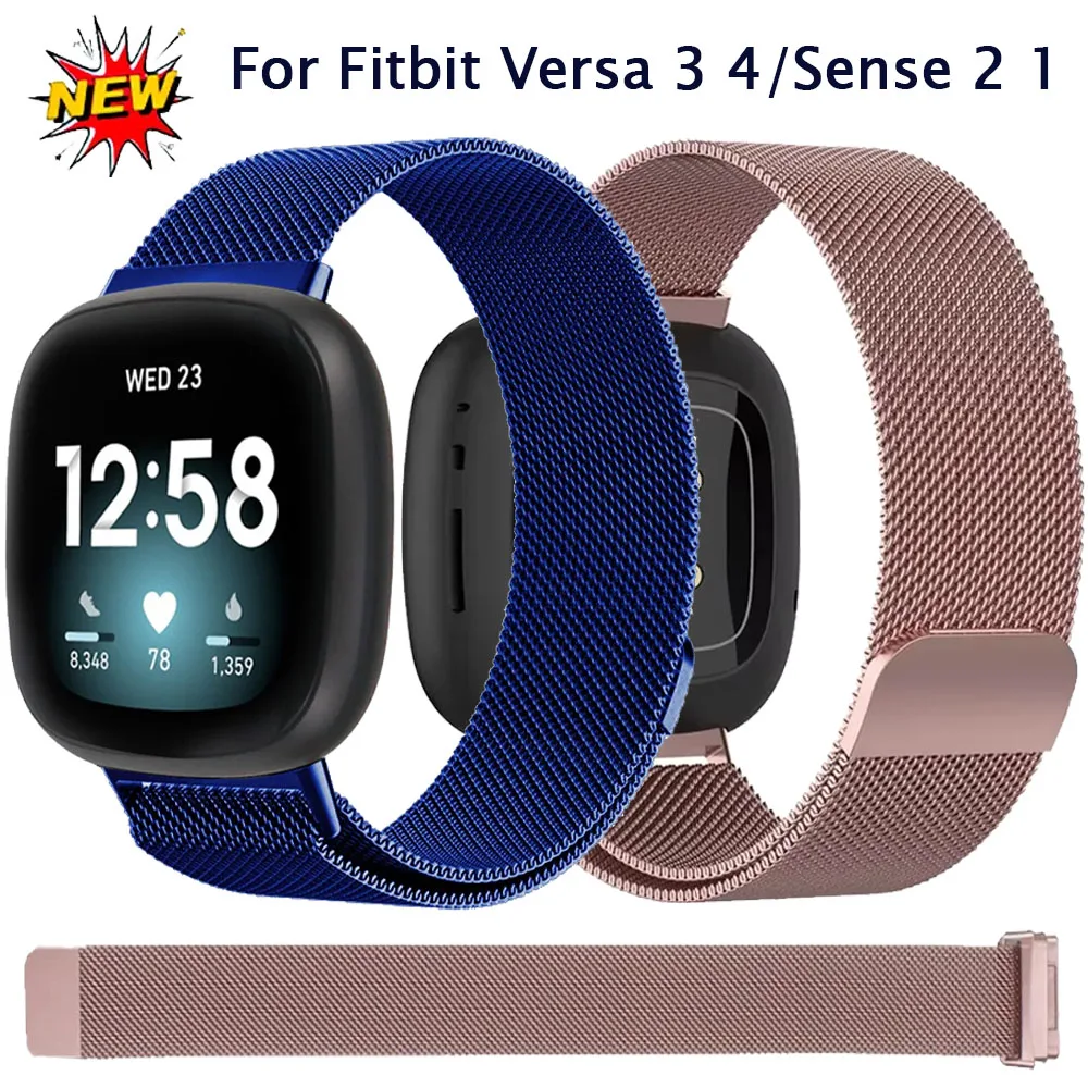 Stainless Steel Milanese Smartwatch Band - Elegant Replacement Bracelet Accessory