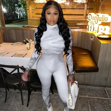 

Zoctuo Women Fashion Long Sleeve Printed Bodycon Jumpsuit Overalls One Piece Outfit 2022 Spring Autumn Clothes Wholesale Items