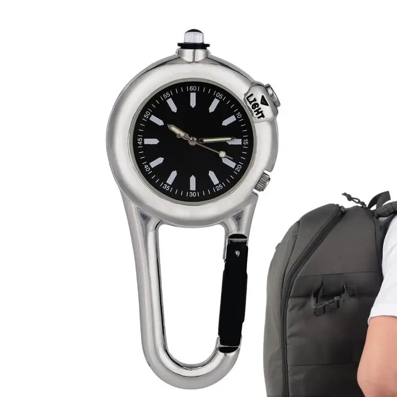 

Carabiner Clip Watch Carabiner Watch Clip Watch Clip On Outdoor Watches In The Dark For Walking And Camping