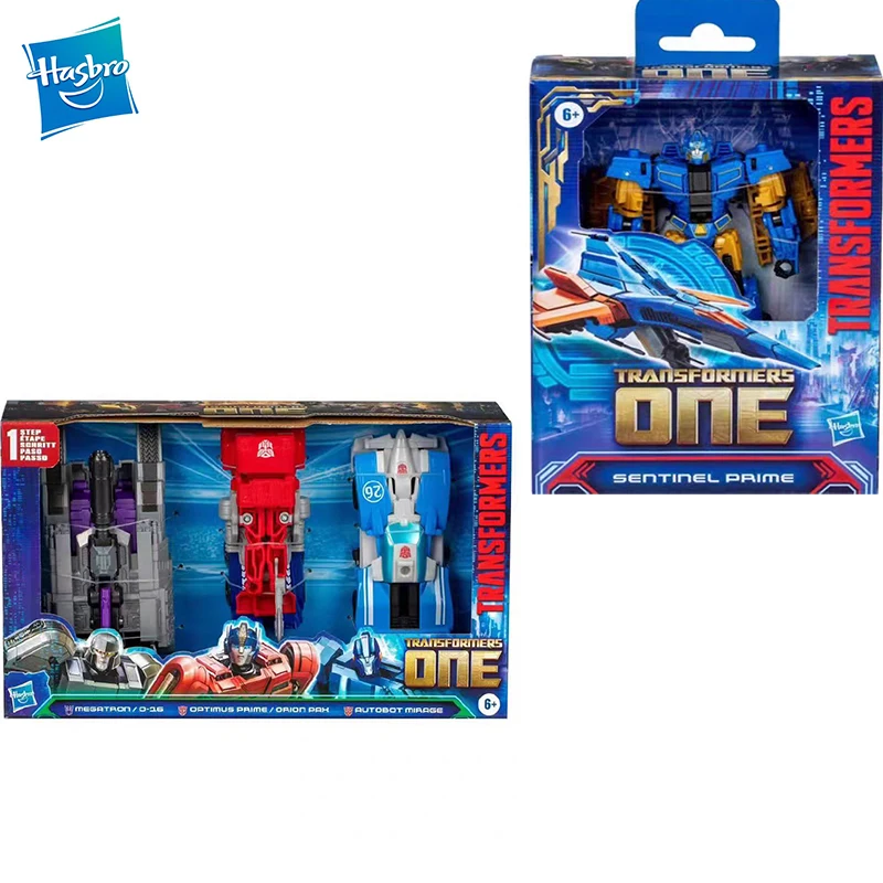 Hasbro Transformers One 시리즈 Optimus Prime Sentinel Prime Bumblebee Alpha Trion 액션 피규어 어린이를위한 선물 장난감 컬렉션