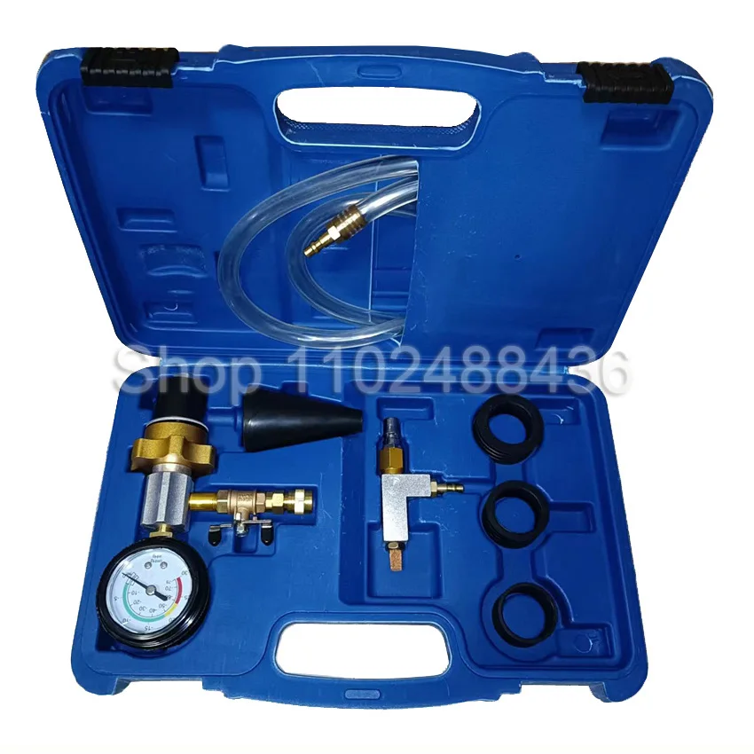 자동차 냉각 라디에이터 압력 테스터, 물 탱크 검사기 도구, 자동차 부동액 교체 및 충전 키트