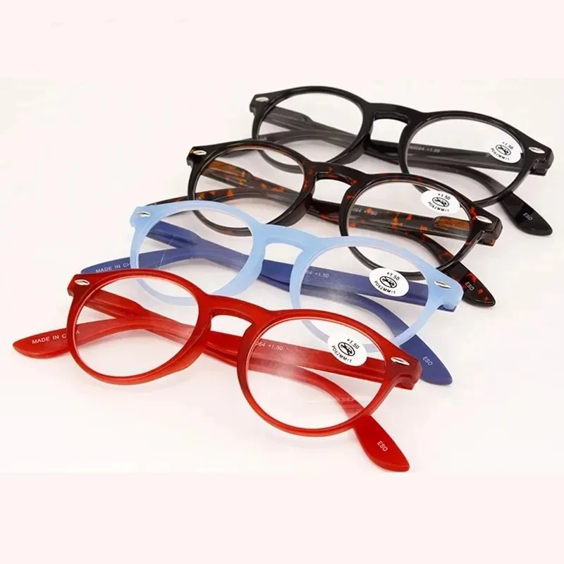 Chic Women's Round Reading and Computer Glasses