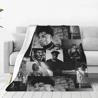 Youngboy B And W Never Broke Again Collage Blankets Fleece Breathable Sofa Throw Blankets For Couch Throws Bedspread Quilt 1