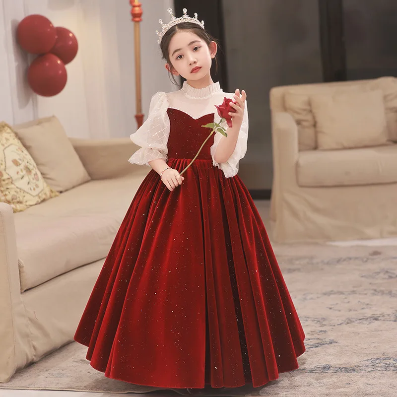 red dress for kids, red gown for 1-3yrs old, red kid dress | Lazada PH-mncb.edu.vn