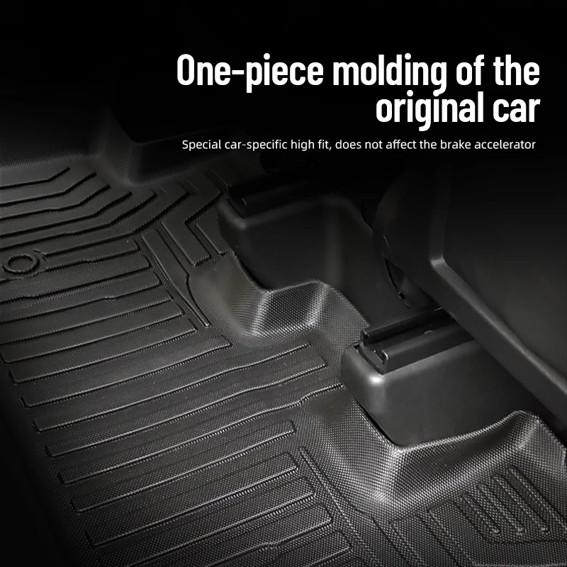 For Tesla Model 3 Y car waterproof and non-slip floor mats for modified car accessories special foot pads for original cars