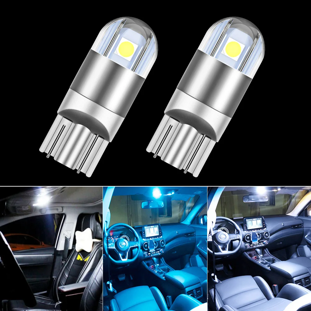 

2PCS T10 W5W Car LED Canbus Bulb For Ford Focus 2 3 Fiesta MK2 MK3 Mondeo MK4 Fusion Ranger Interior Dome Light Reading Lights