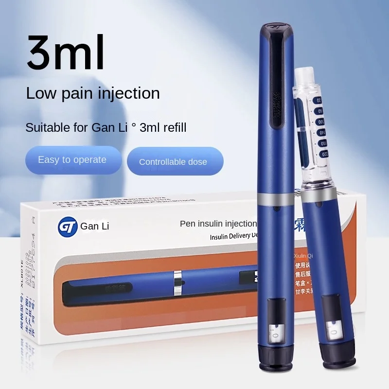 HengYCS Portable Insulin Injection Pen Novo Nord Ganli 3ml Insulin Glargine Insulin Lilly Syringe Sanofi Gear Adjustment Pen ce good quality portable vet syringe infusion pump veterinary electric for hospital