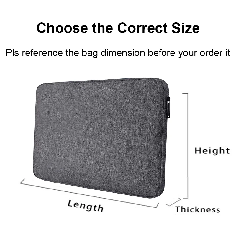 Denim Waterproof Laptop Sleeve with Inner Bladder Protection