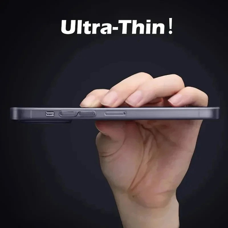 Ultra Thin Clear Matte PP Hard Ultra Slim Case - Sleek Back Cover