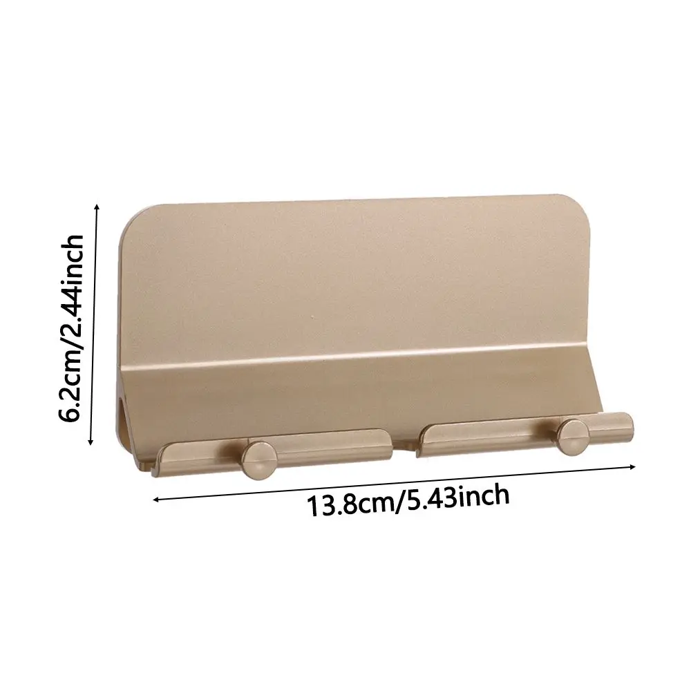 Universal Wall Mount Charger Holder and Cable Organizer for Smartphones and Tablets