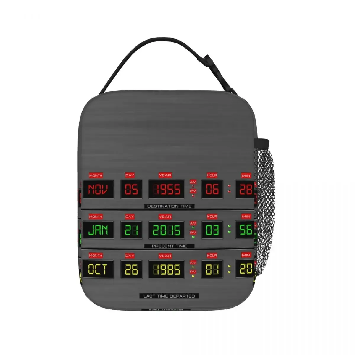 

Back To The Future Insulated Lunch Bags Portable Picnic Bags Thermal Cooler Lunch Box Lunch Tote for Woman Work Kids School