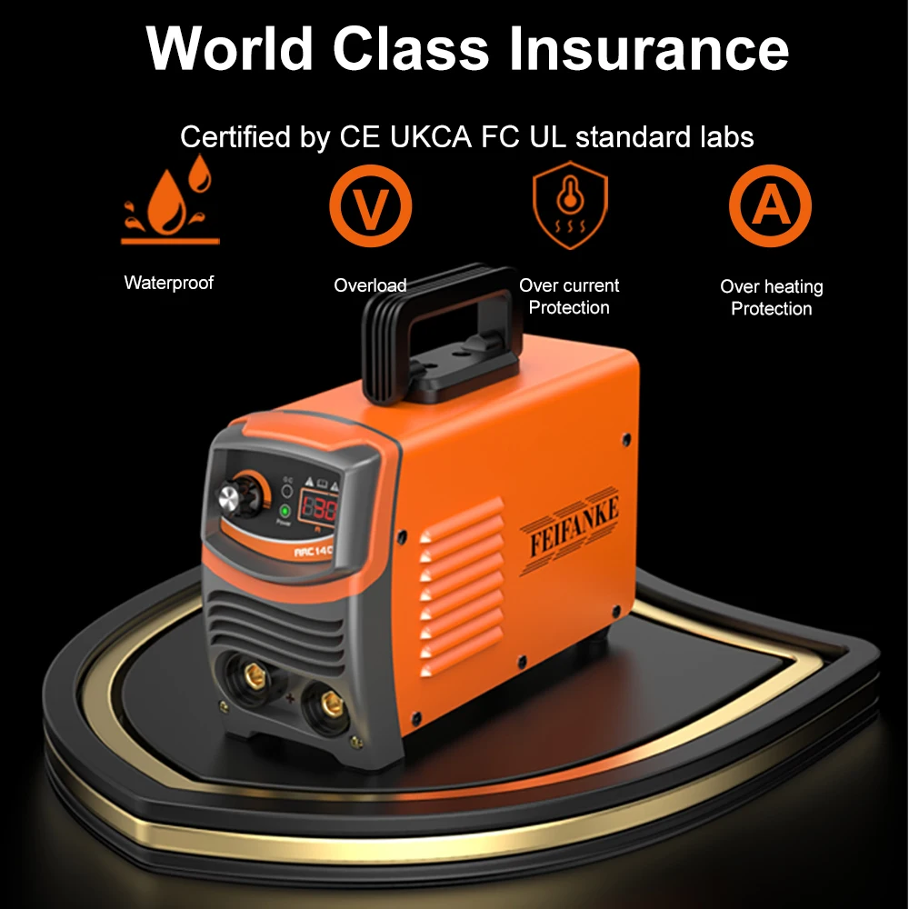 FEIFANKE ARC130 Welder Machine Portable Stick Welder IGBT Inverter Digital Display LCD Home DIY High Quality ARC