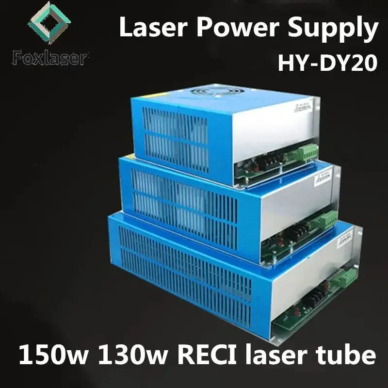 

80W 100W 150W power Supply for Reci SPT EFR YONGLI Co2 tube HY-DY10 DY13 DY20