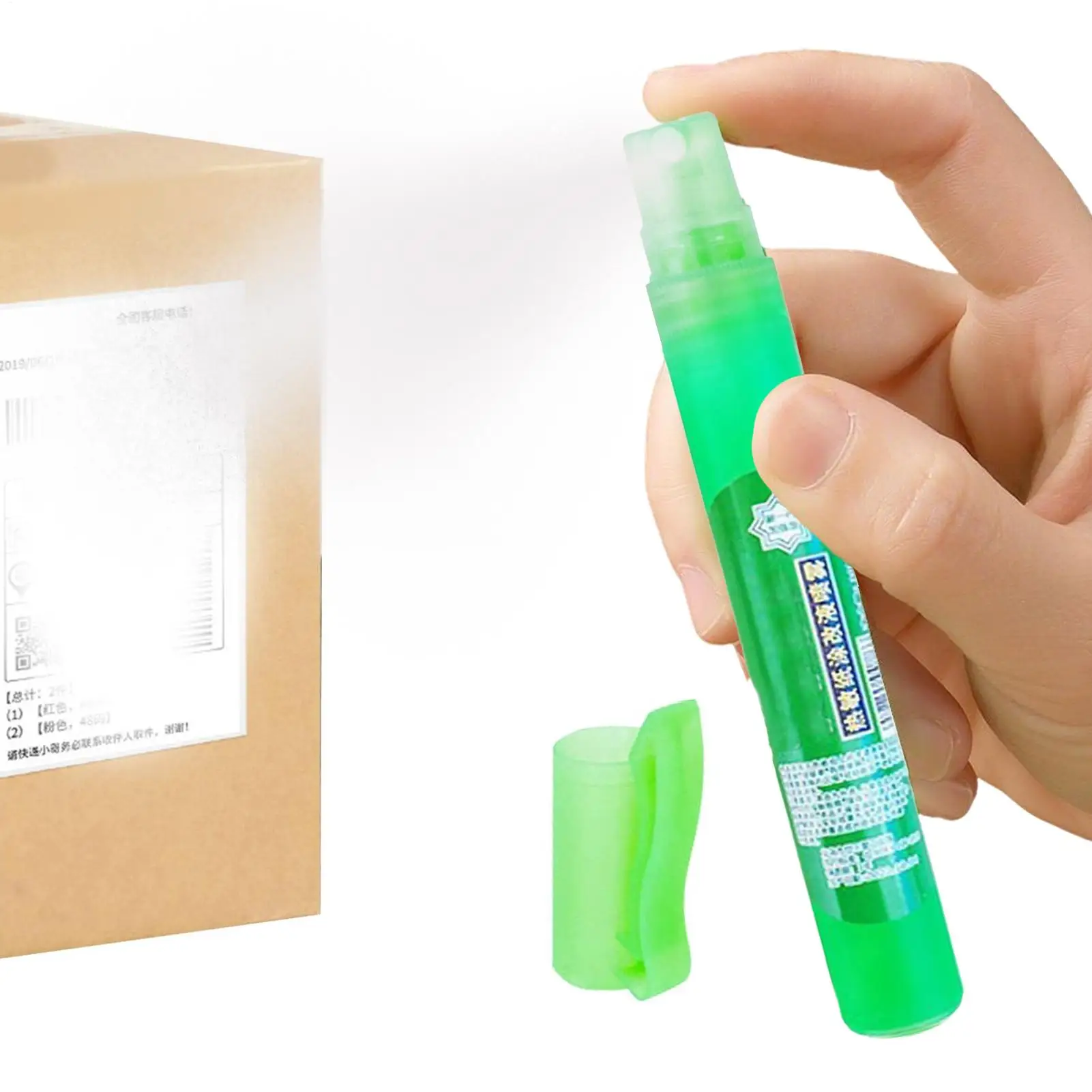 빠른 건조 열지성 수정액 기밀 스탬프 스프레이 익스프레스 배송 정보 지우개 펜..