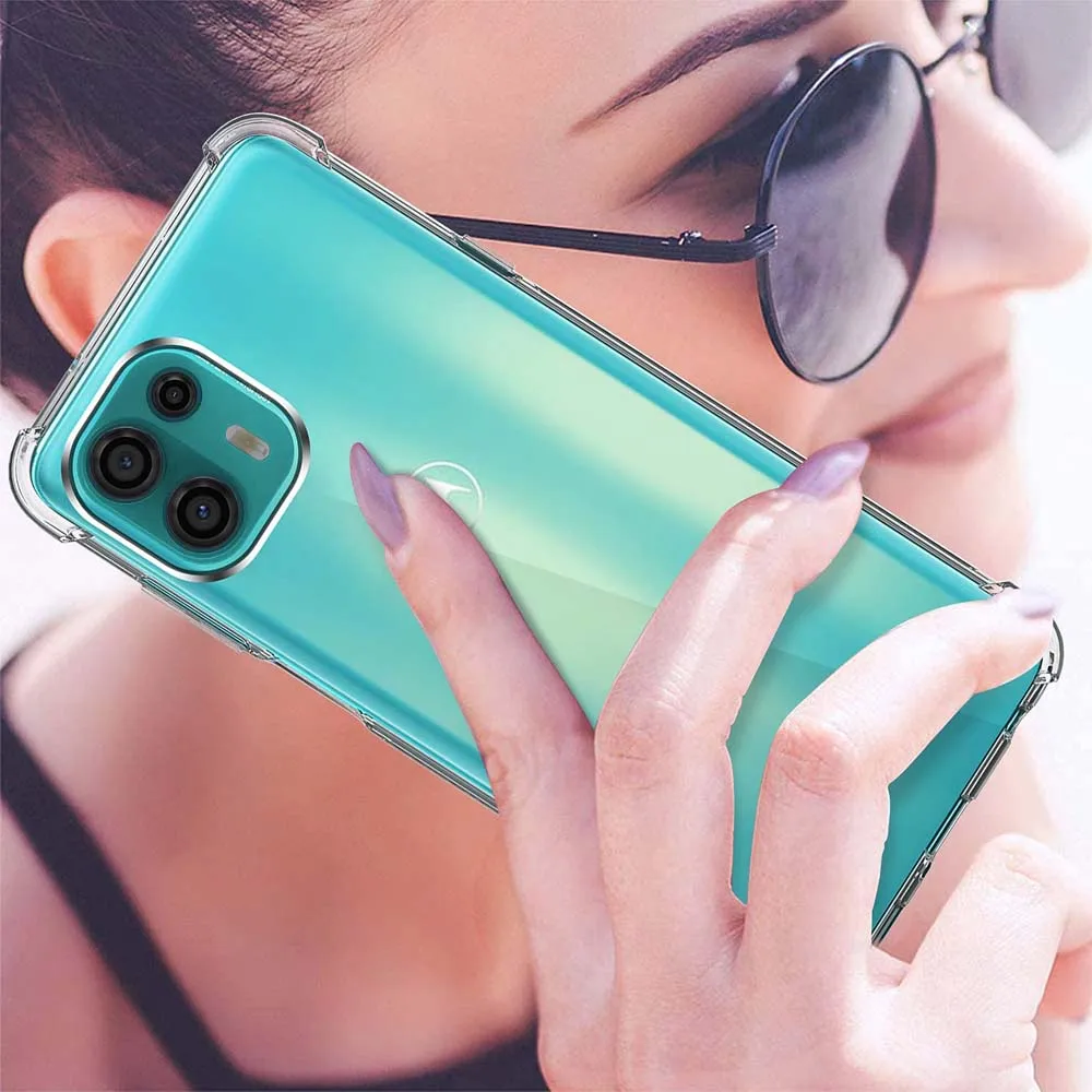 Luxury Anti-Drop Clear TPU Protective Phone Case Cover