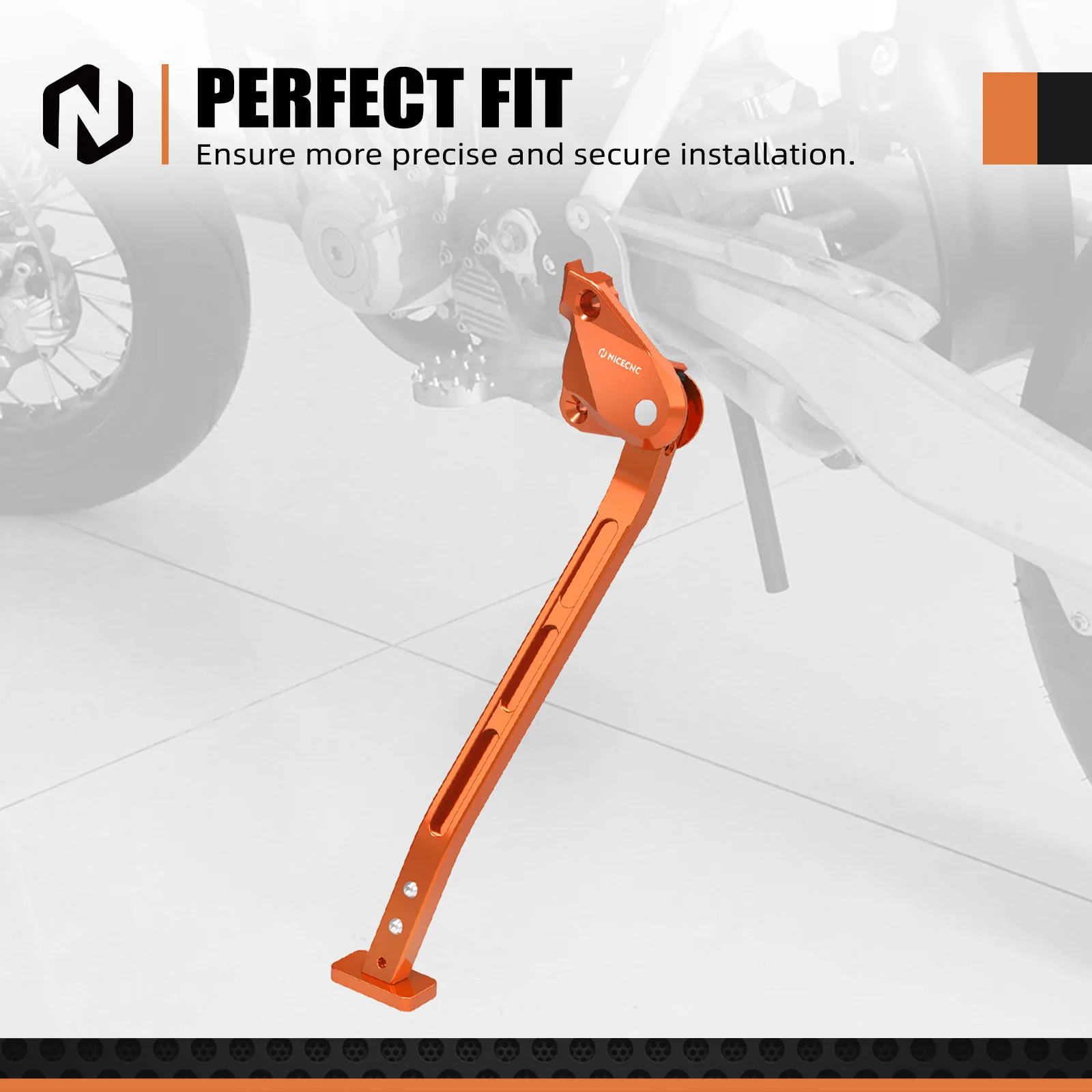 Für KTM SX 125 SXF 250 SXF450 Husqvarna FC250 FC350 2016–2025 GasGas MC250F MCF450 2021–2025, verstellbarer Ständer, Seitenständer – Detail 13