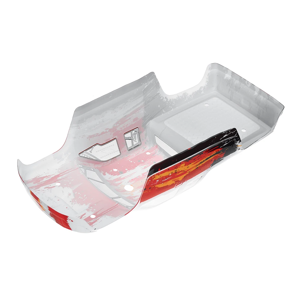 HBX 2996A 1/10 Carrosserie RC Rouge PVC avec Autocollants