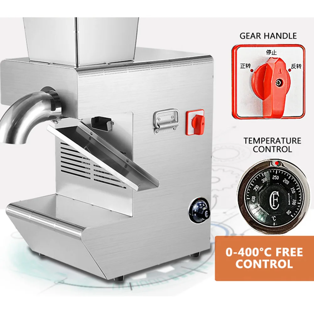 Automatic Stainless steel oil press,cold oil machine,home presser, Sunflower olive extractor