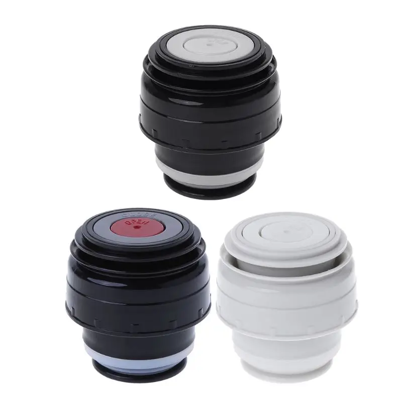 

4.5cm Vacuum Insulated Bottle Cup Cover One for Key to Open Easy to Use and Clean Food Grade Plastic Leak-proof Ring DropShip