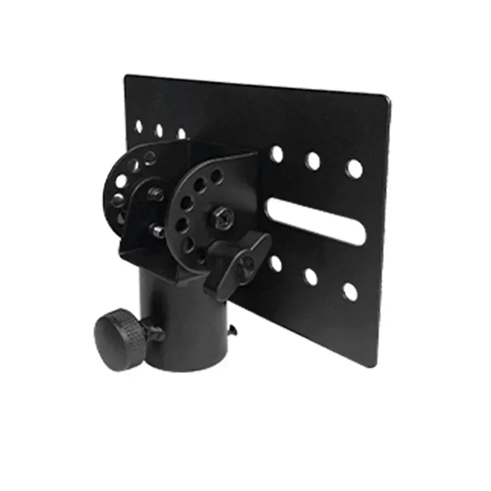Rotatable 35mm Metal Mount Tripod Pole DJ Speaker Stand Adapter Top Cap Mounting Base Tripod Pole Parts