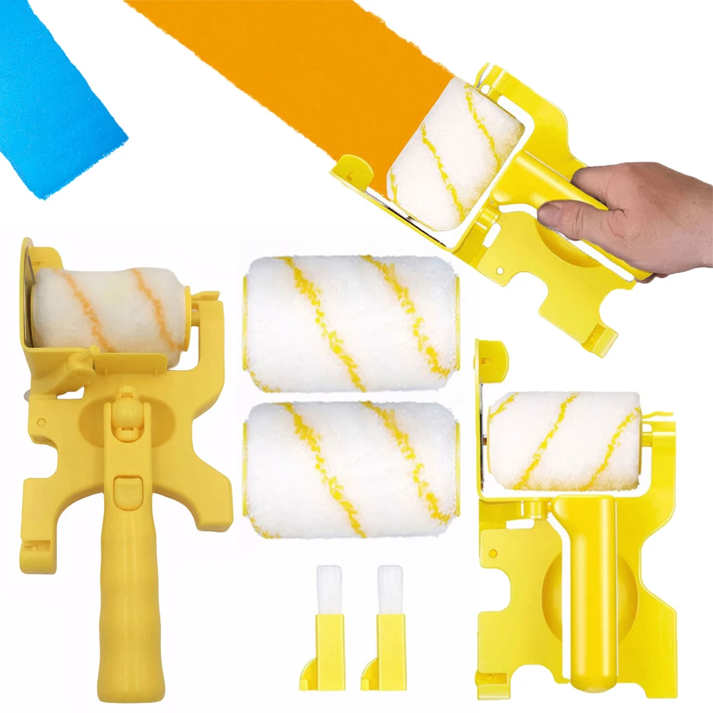 Paint Edger Roller Brush Hand-held Clean-Cut Paint Edger Roller Brush Portable Tool Wall Repair Tools for Ceiling