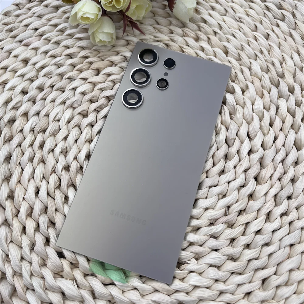 Premium 3D Glass Back Cover with Camera Lens and Adhesive