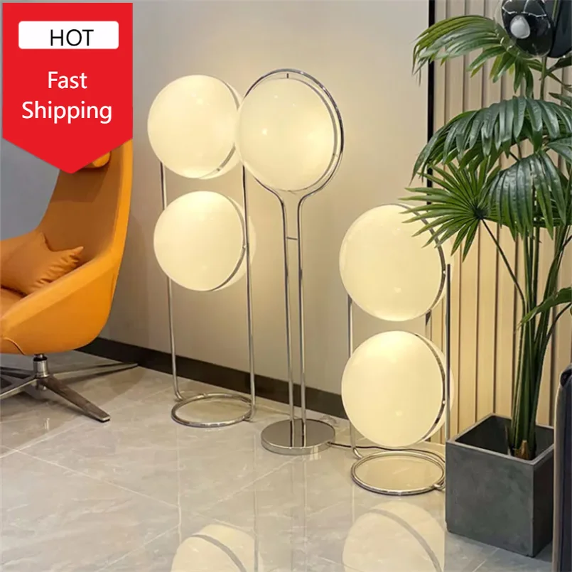 

Delord Floor Lamp for Living Room Bedroom Home Decoraiton Table Light Lighting Luminaire Desk Acrylic Ball Designer White Decor