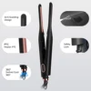 Small Flat Iron for Short Hair Pencil Flat Iron Mini Hair Straightener Ceramic Beard Straightener Tiny Hair Straightening Iron 2
