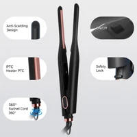 Small Flat Iron for Short Hair Pencil Flat Iron Mini Hair Straightener Ceramic Beard Straightener Tiny Hair Straightening Iron 2