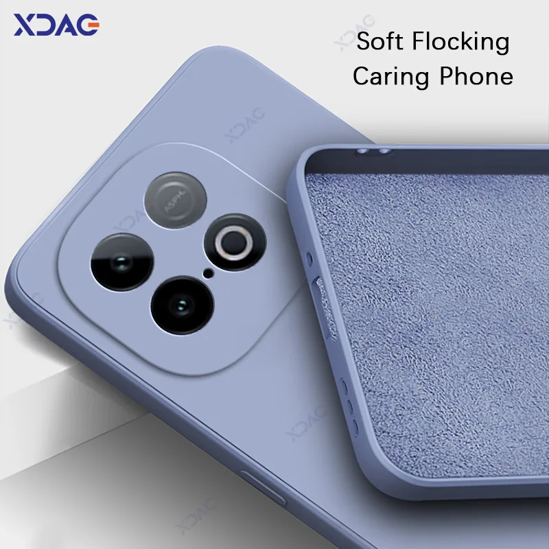 Luxurious Silicone Soft Back Cover with 360° Protection & Waterproof Design