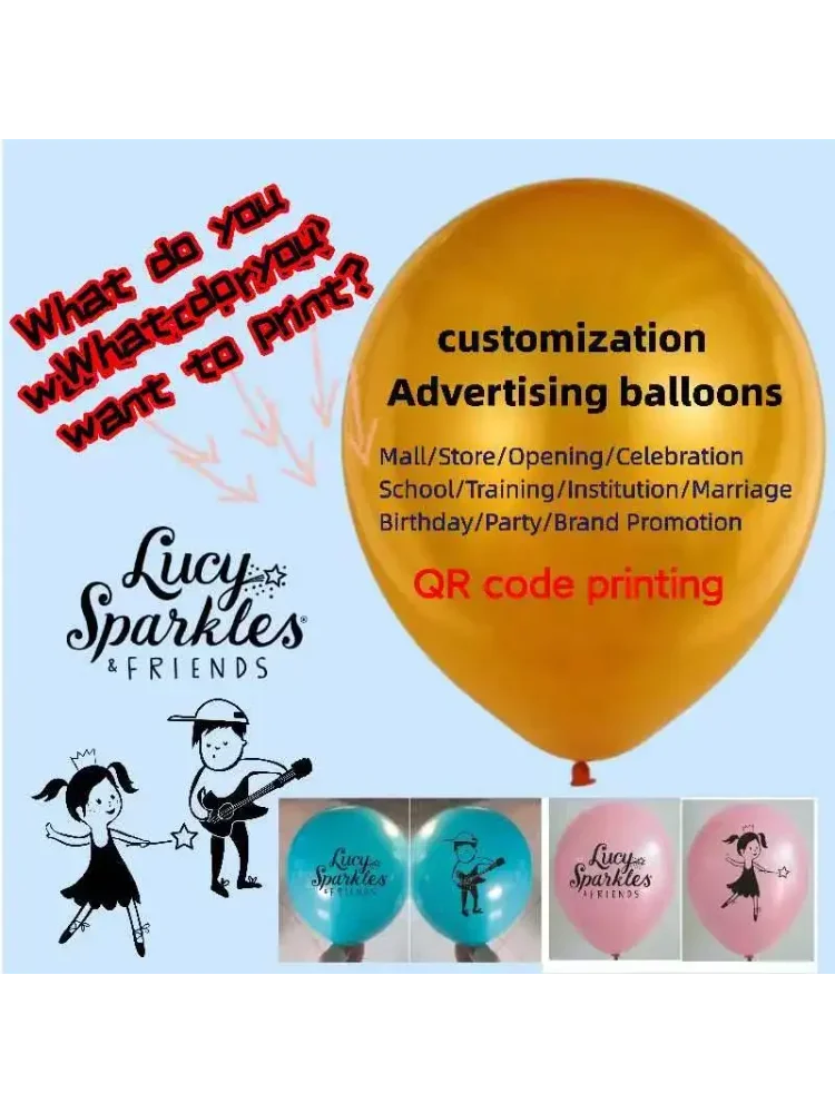 500 teile/los 12 Zoll benutzer definierte Druck werbung Luftballons Hochzeits dekoration herzförmige Ballon druck Logo Verdickung – Detail 1