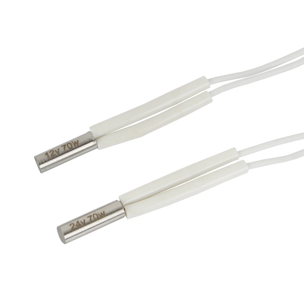 Heating Tube 12V 24V 70W Heater Cartridge 1M 2M Heating Wire 6*20mm 3D Printer For V6 HOTEND Volcano MK8 CR-10 ender 3 3d printer accessories 3d printer parts 3d printer tool hotend kit 3d print tool