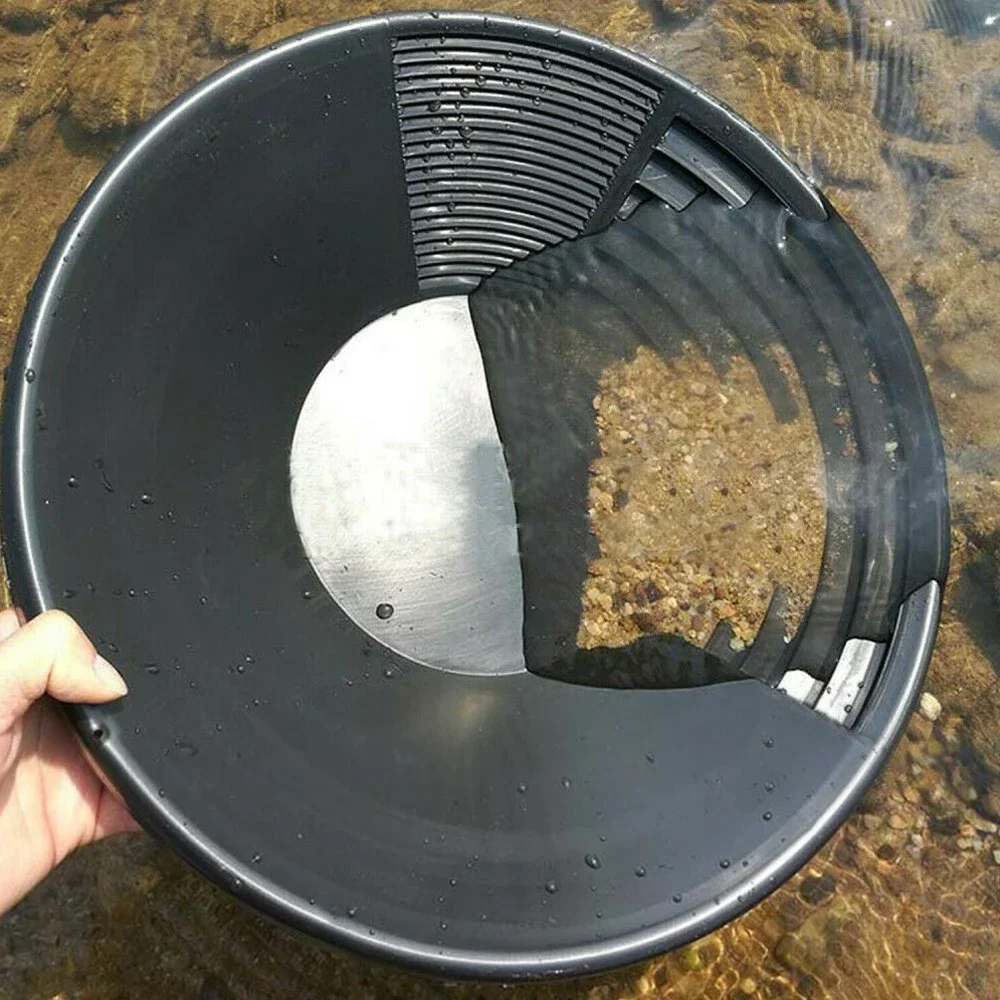 1PCS Plastic gold plate basin outdoor gold mining plate river exploration tool gold washing equipment