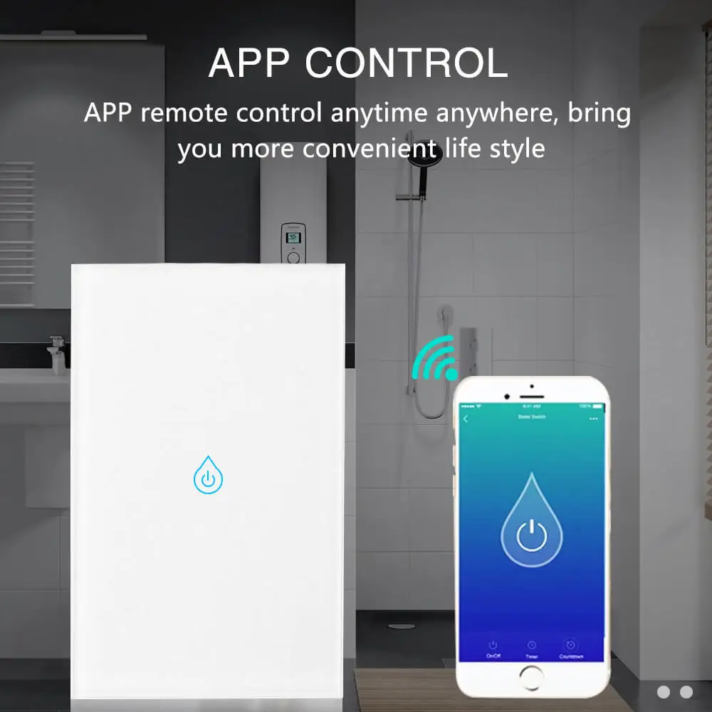 caldeira 20a glass touch panel controle remoto 04