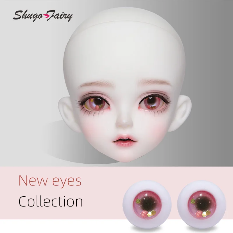 Bjd augen harz augapfel es221 es227 8mm 12mm hand scraft buntes puppen zubehör 1/3 1/4 1/6 für handgemachte farbige augen