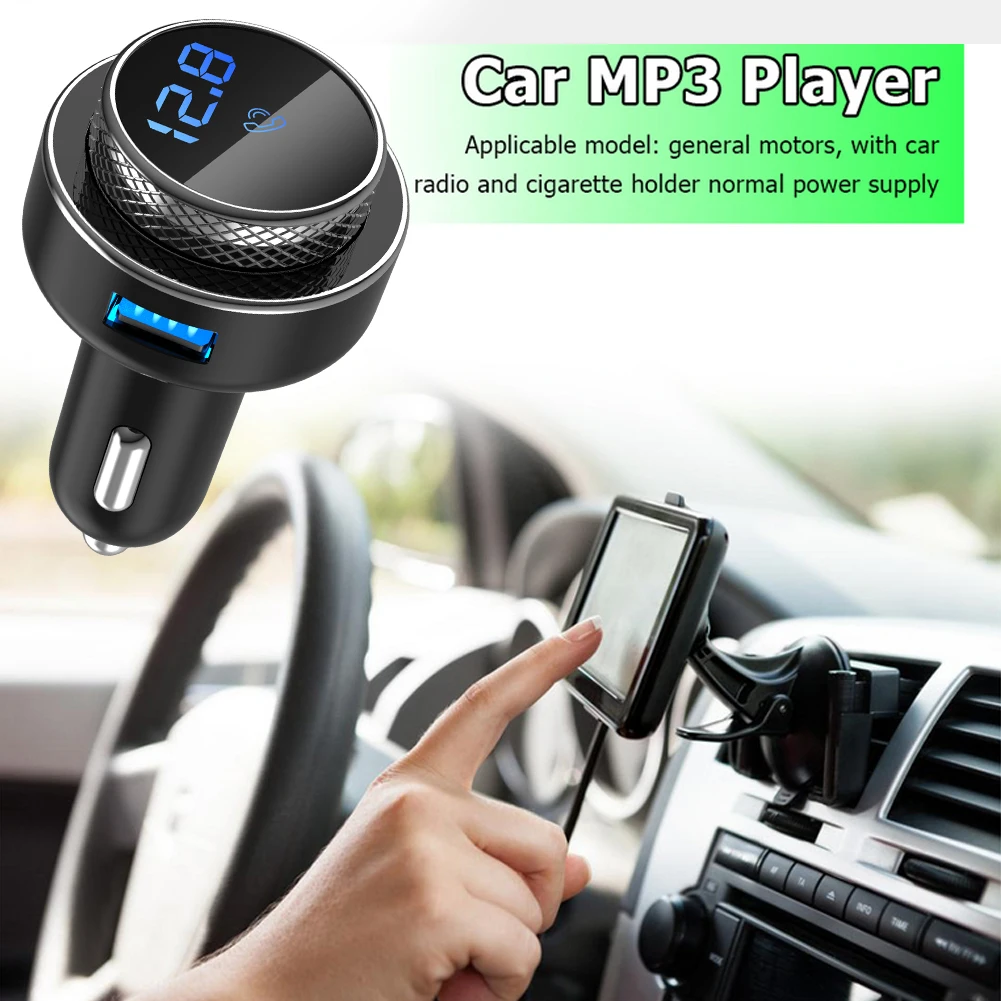 GC16 차량용 FM 송신기, 고속 충전기, QC3.0, USB 충전기, 블루투스 호환, 핸즈프리, TF, U 디스크, MP3 플레이어, USB 충전기