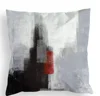 Nordic Red Black Grey Abstract Geometric Linen Pillowcase 60*60 Living Room Sofa Decoration Cushion Cover 40*40 Home Decoration 4