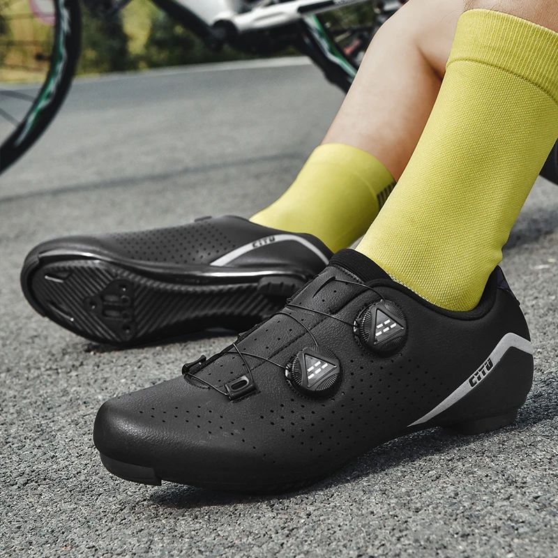 Cycling Shoes MTB Men Sports Road Bike Racing Speed Trail Mountain Bicycle Footwear SPD SL Cleats