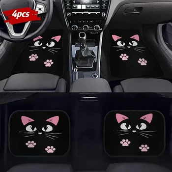 Cartoon Cat Car Floor Mats 1